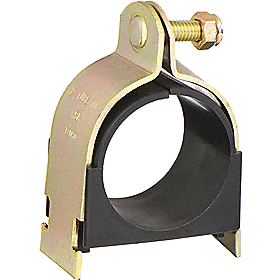 Discount Strut Accessories EG Steel 1" Tube Cush-A-Clamps&reg; ideal for multiple line runs