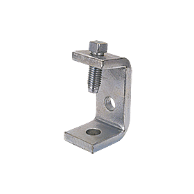 750 lbs Max Load Morris Products 17476 Support Beam Clamp Mallable 1/2-13 Rod Size 1/2-13 Set Screw Size Iron 